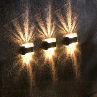 Wall lights on wall